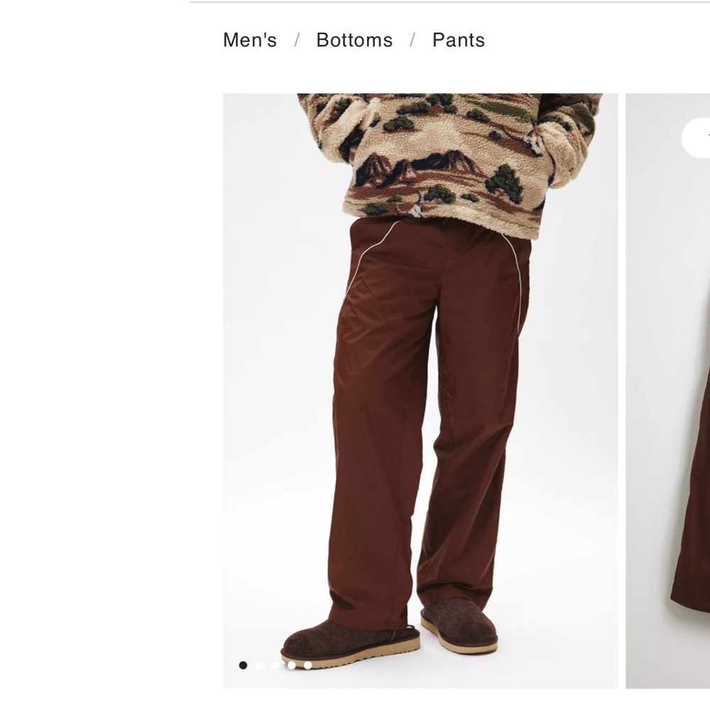 NEW WITH TAGS‎ BDG WESTERN TRACK PANTS IN BROWN